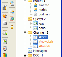 mIRC screenshot