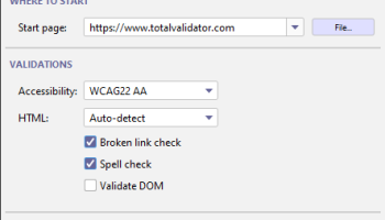Total Validator Test screenshot