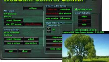 WebCam-Control-Center screenshot