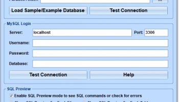 Paradox Tables To MySQL Converter Software screenshot