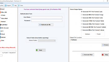 ToolsGround Email Backup Expert screenshot