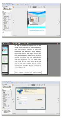 PDF to Flipping Book Pro screenshot