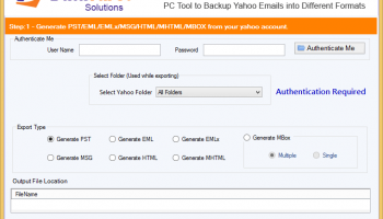 DataVare Yahoo Backup Expert screenshot