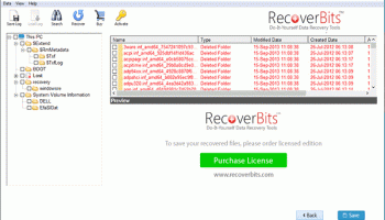 Deleted File Recovery screenshot
