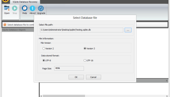 Sysinfo SQLite File Viewer screenshot