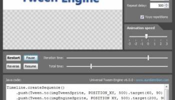 Universal Tween Engine screenshot
