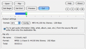 EArt Audio Cutter screenshot
