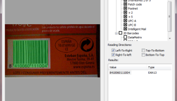 SD-TOOLKIT Barcode Reader SDK for Windows screenshot
