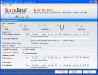 QuickData NSF to PST screenshot