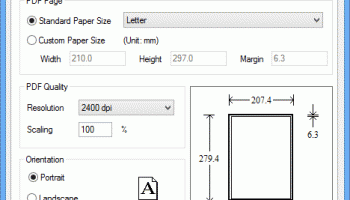 PDF Printer for Windows 10 screenshot