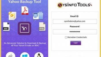 SysInfoTools Yahoo Backup Tool screenshot