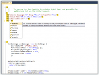 Devart T4 Editor for Visual Studio 2010 screenshot