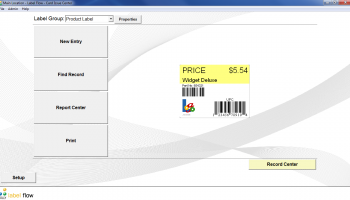 Label Flow Free Barcode Software screenshot