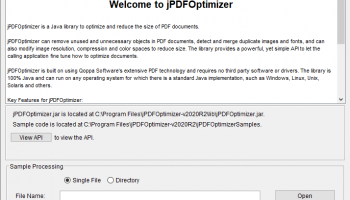 jPDFOptimizer screenshot