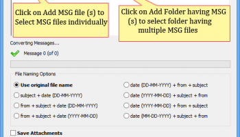 Export MSG Mails to PDF screenshot