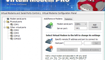 Virtual Modem PRO screenshot