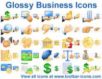 Glossy Business Icons screenshot
