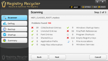 Registry Recycler screenshot