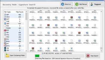FAT Files Recovery Software screenshot
