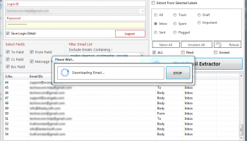 Gmail Email Address Grabber screenshot