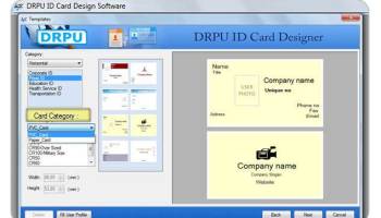 Design Business ID Cards screenshot