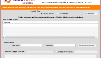 Datavare EML to Office 365 Converter So screenshot