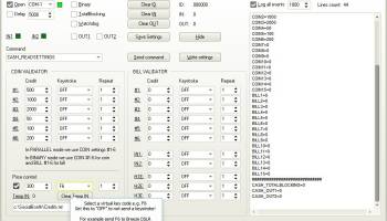 CASH Interface2 keystroke edition screenshot