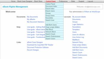 DRM Server for CopySafe PDF screenshot