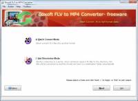 Boxoft free FLV to MP4 Converter (freeware) screenshot