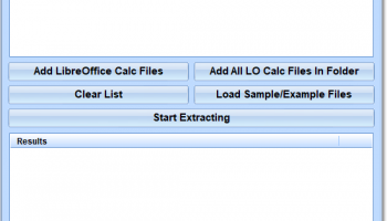 LibreOffice Calc Extract Email Addresses Software screenshot