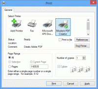 Modern PDF Creator screenshot