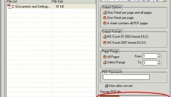 Scan to Excel OCR Converter screenshot
