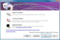 Qconverter Free DjVu to PDF screenshot