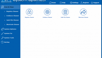 OSpeedy System Optimizer screenshot
