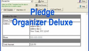Pledge Organizer Deluxe screenshot