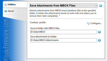 Save Attachments from MBOX Files screenshot