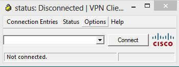 Fix for Cisco VPN Client x86 screenshot