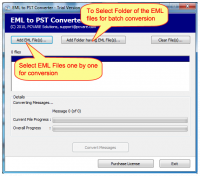 MailMigra EML to PST Converter screenshot