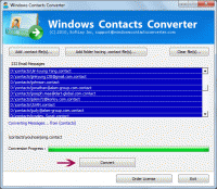 SoftLay Windows Contacts Converter screenshot