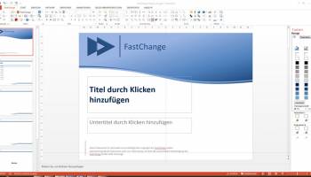 FastChange Toolbar screenshot