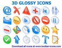 3D Glossy Icon Set screenshot