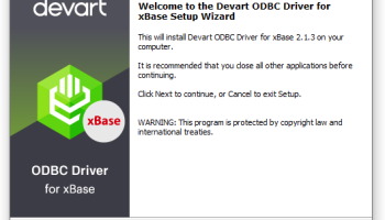 Devart ODBC Driver for xBase screenshot