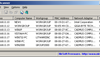 NetBScanner screenshot