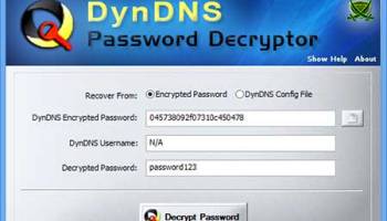 DynDNS Password Decryptor screenshot