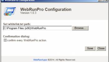 WebRunPro screenshot