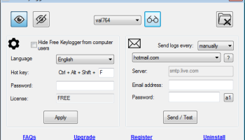 Free Keylogger for Windows screenshot