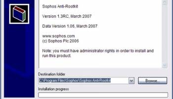 Sophos Anti-Rootkit screenshot