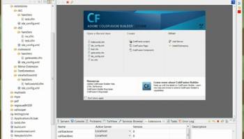 Adobe ColdFusion Builder screenshot