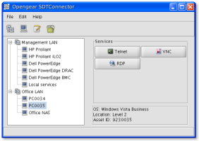 Opengear SDTConnector screenshot