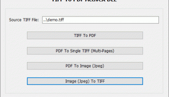 AzSDK TIFF To PDF ActiveX DLL screenshot